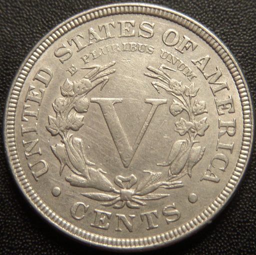 1883 Liberty Nickel - With CENT AU