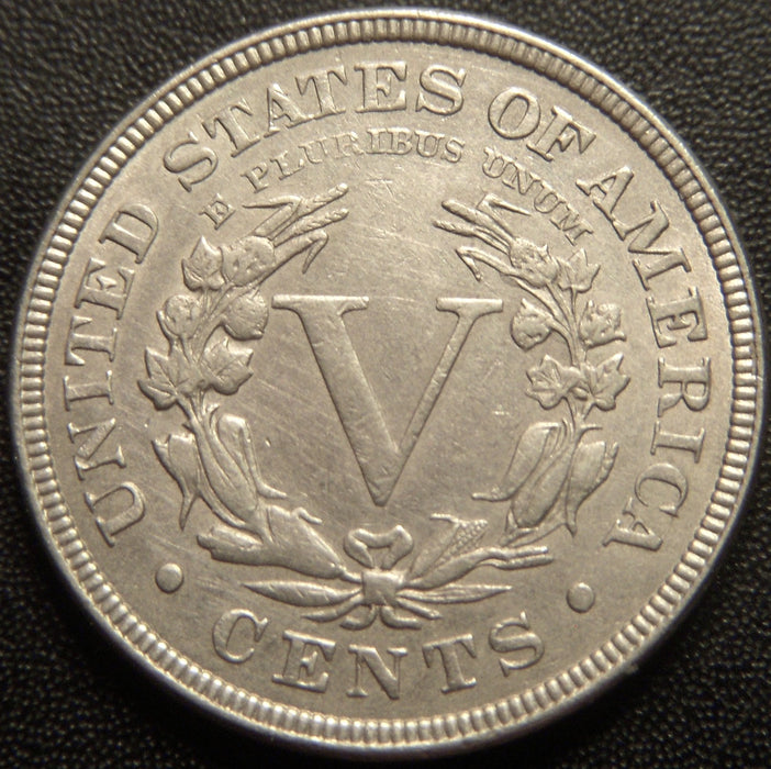 1883 Liberty Nickel - With CENT AU