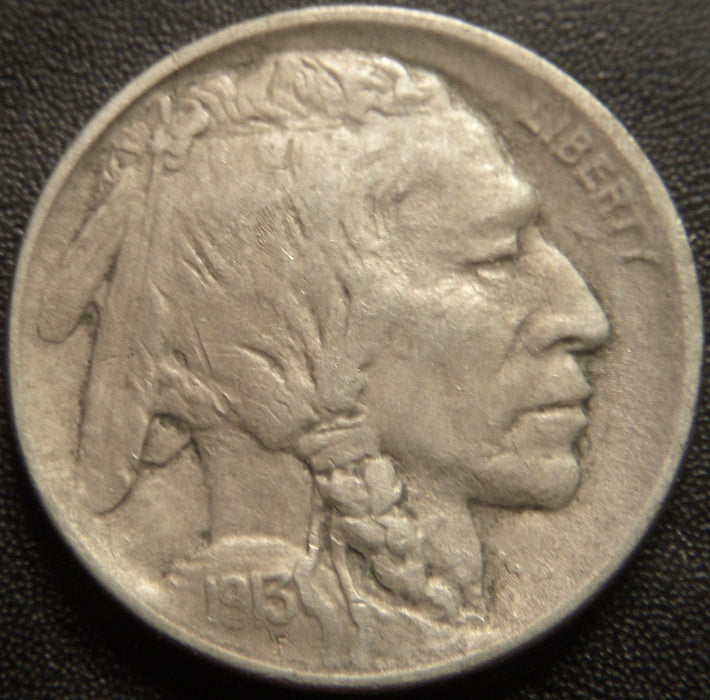 1913 T1 Buffalo Nickel - Extra Fine
