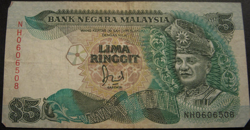 1986 5 Ringgit Note - Malaysia
