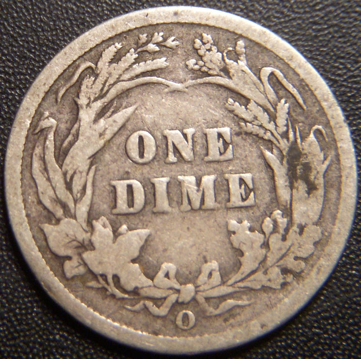 1893-O Barber Dime - Good