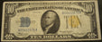 1934A North Africa $10 Silver Certificate - FR# 2309