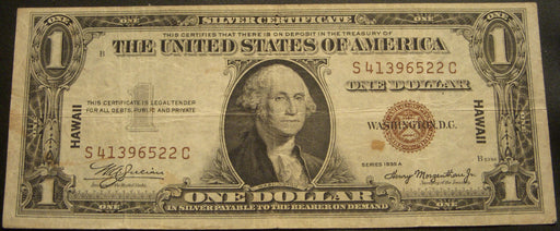 1935A Hawaii $1 Silver Certificate - FR# 2300