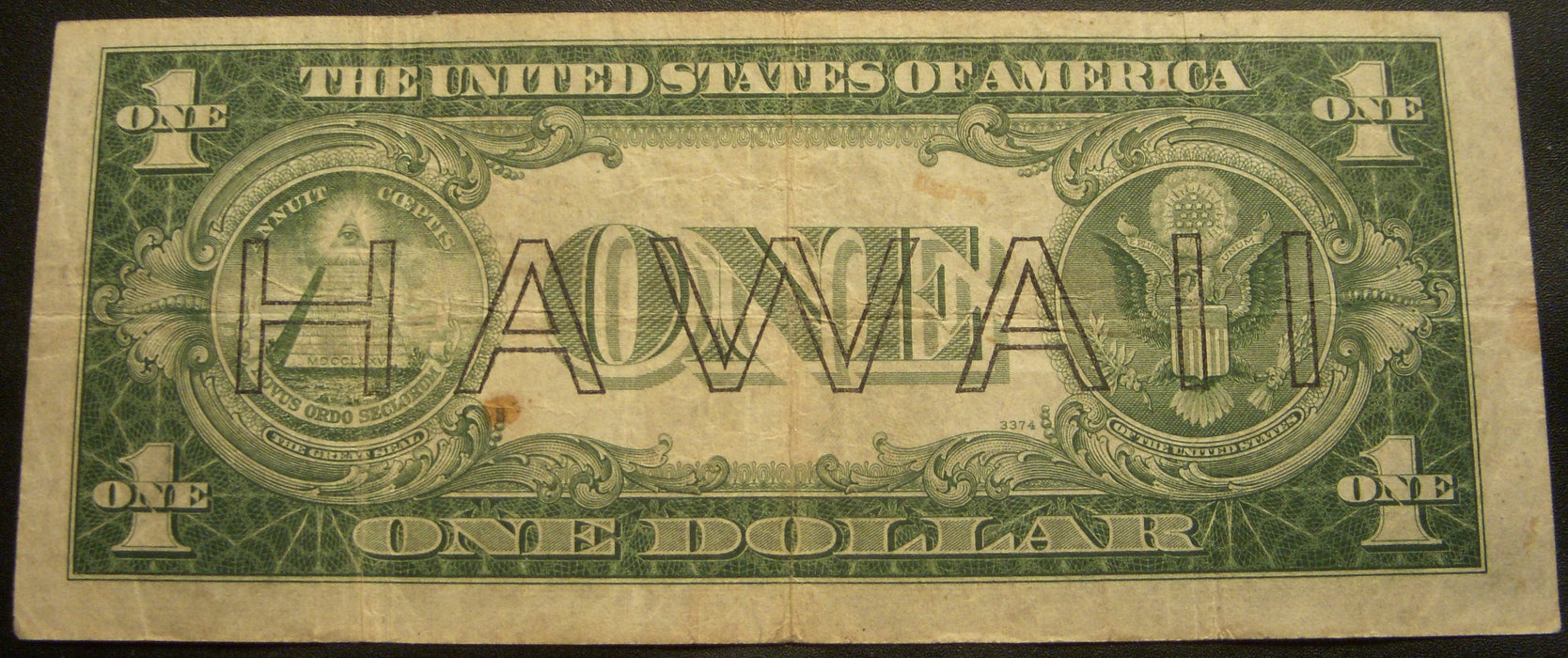1935A Hawaii $1 Silver Certificate - FR# 2300