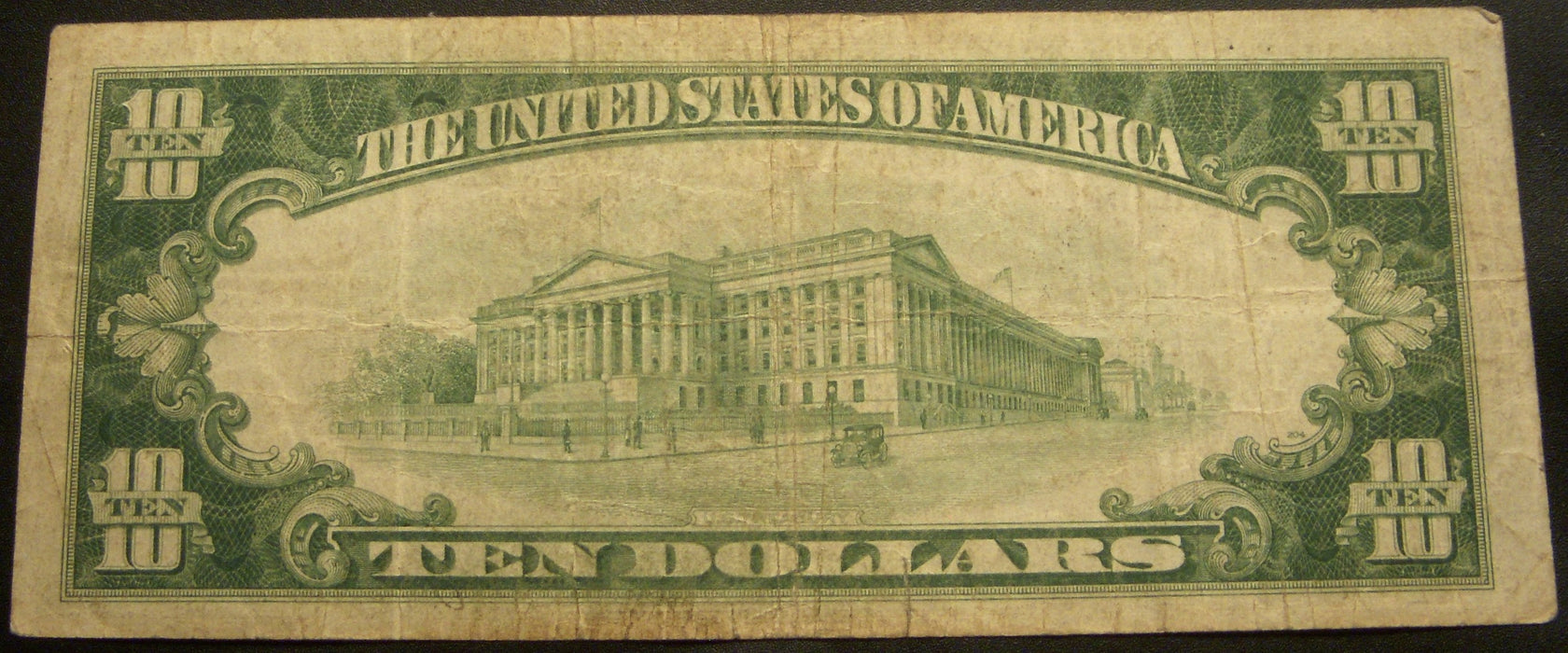 1929 $10 National Bank Note - West York, PA Bank# 8938 Type 2