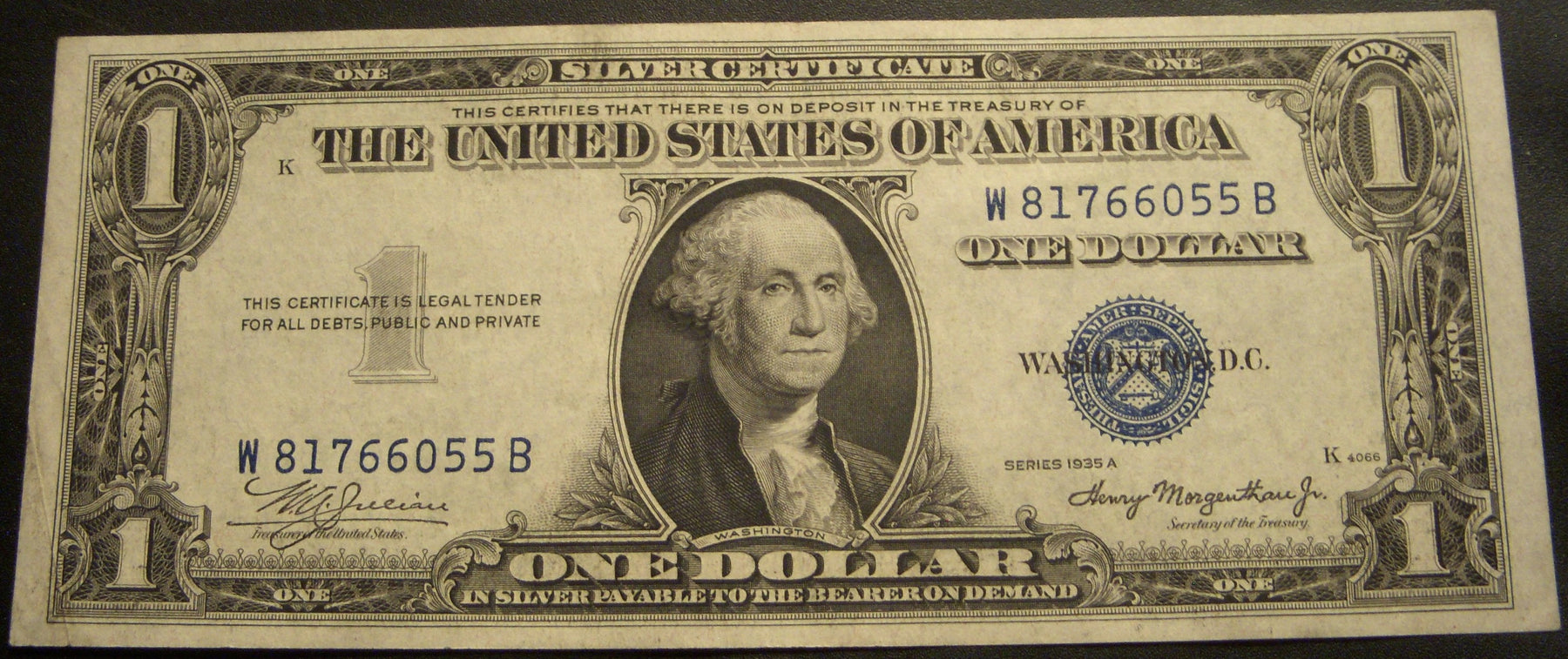 1935A $1 Silver Certificate - FR# 1608