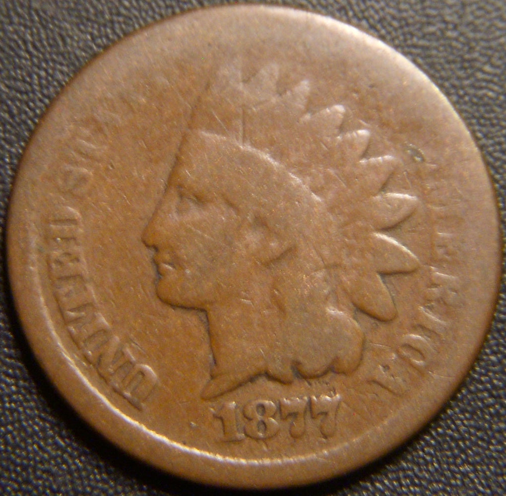 1877 Indian Head Cent - Good