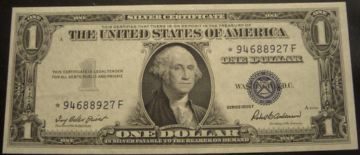 1935F $1 Silver Certificate - FR# 1615* STAR Note