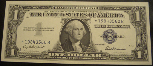 1957 $1 Silver Certificate - FR# 1619* STAR Note