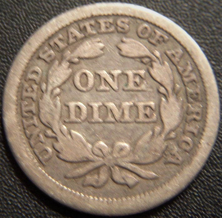 1847 Seated Dime - Fine