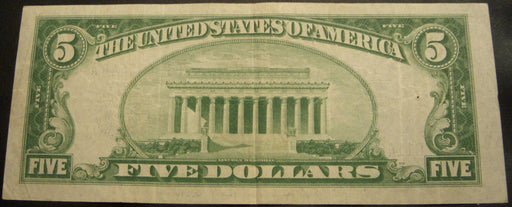 1934 $5 Silver Certificate - FR# 1650