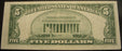 1934B $5 Silver Certificate - FR# 1652