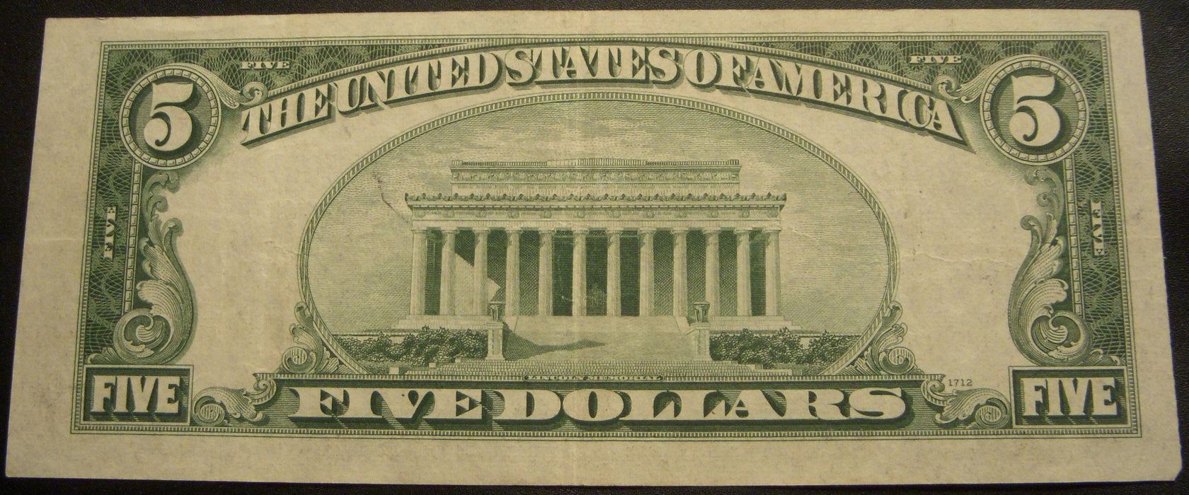 1934B $5 Silver Certificate - FR# 1652