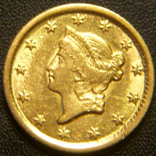 1853-O $1 Gold - Very Fine