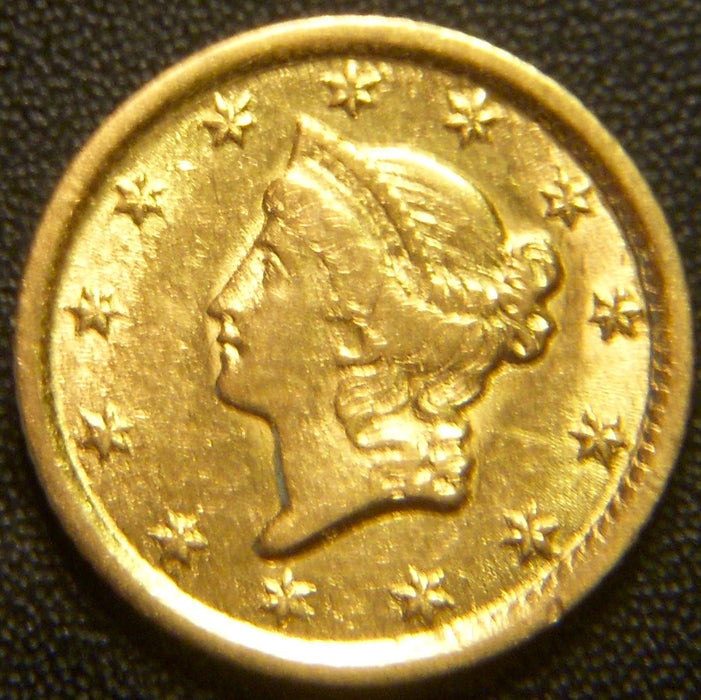 1853-O $1 Gold - Very Fine
