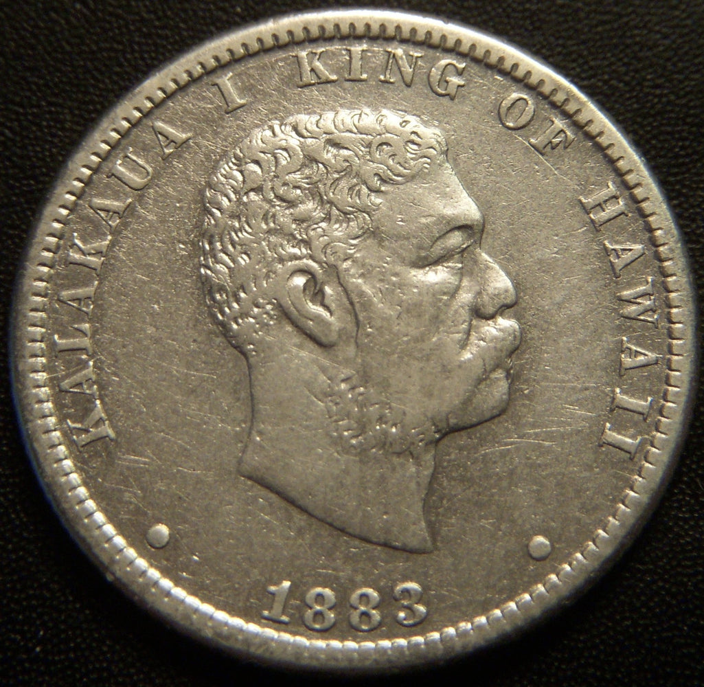 1883 Hawaii 1/4 Dollar - Very Fine