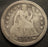 1853 Seated Dime - Arrows Good