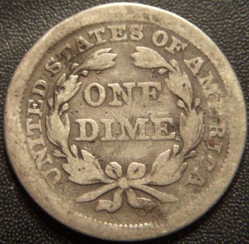 1853 Seated Dime - Arrows Good