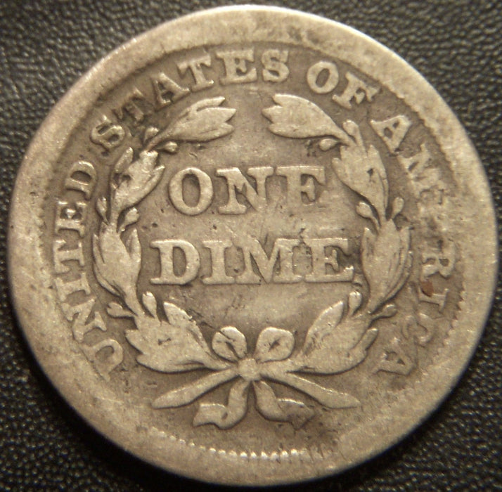 1853 Seated Dime - Arrows Good