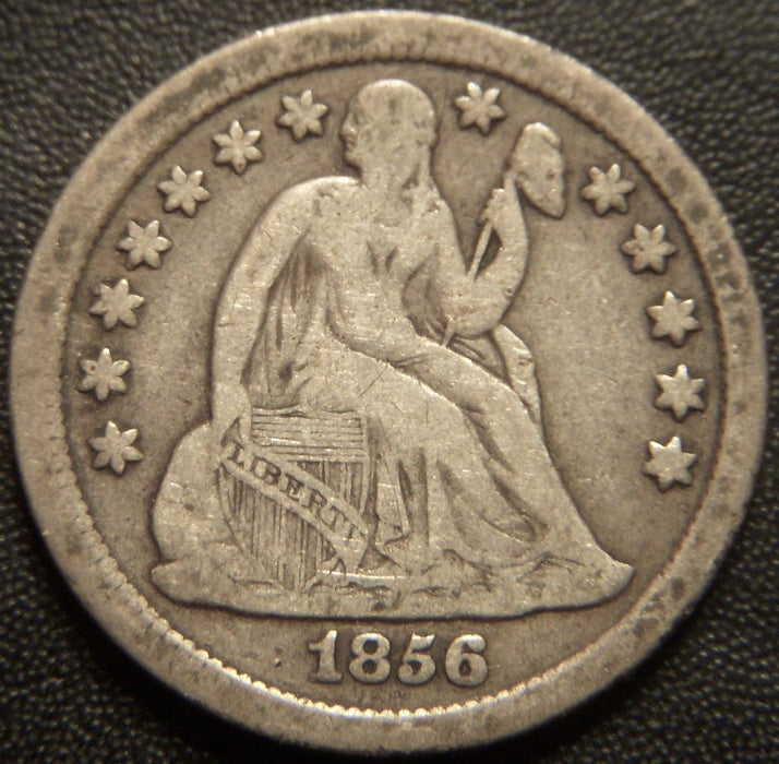 1856 Seated Dime - Small Date Very Fine