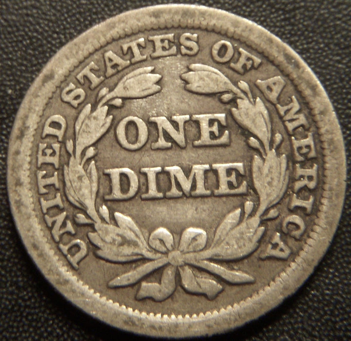 1856 Seated Dime - Small Date Very Fine