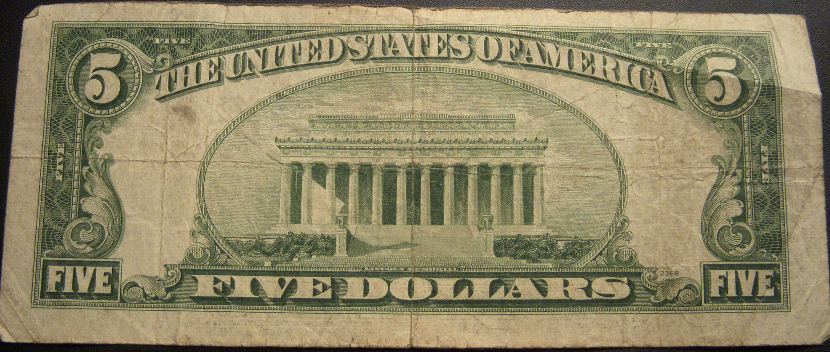 1953A $5 United States Note - FR# 1533