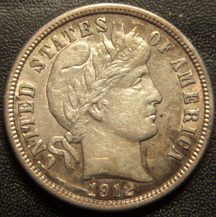 1912 Barber Dime - AU