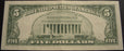 1963 $5 United States Note - FR# 1536