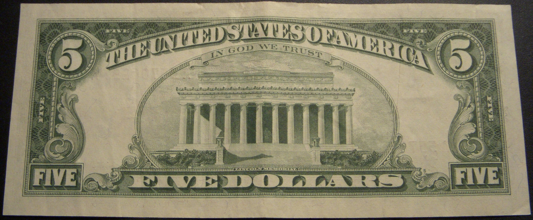 1963 $5 United States Note - FR# 1536