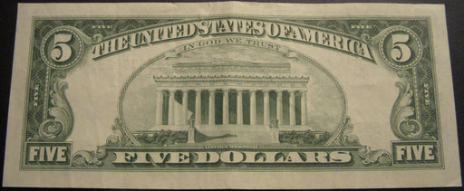 1963 $5 United States Note - FR# 1536