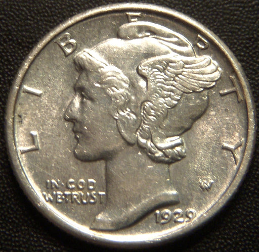 1929 Mercury Dime - AU