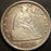 1876 Twenty Cent - Fine+
