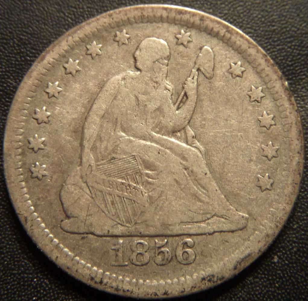 1856 Seated Quarter - Fine