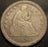 1856 Seated Quarter - Fine