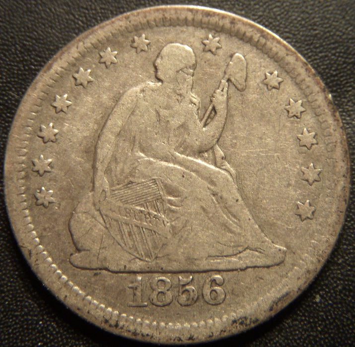 1856 Seated Quarter - Fine