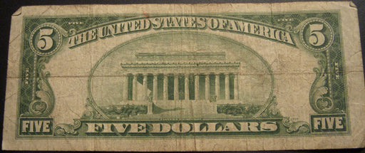 1934C $5 Silver Certificate - FR# 1653