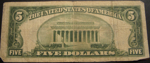 1934C $5 Silver Certificate - FR# 1653