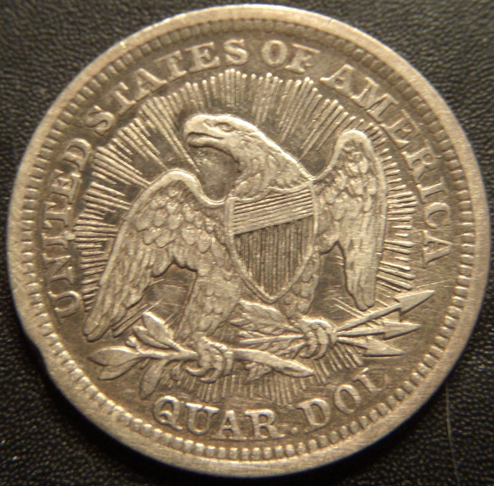 1853 Seated Quarter - Arrows & Rays Very Fine