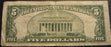 1934D $5 Silver Certificate - FR# 1654