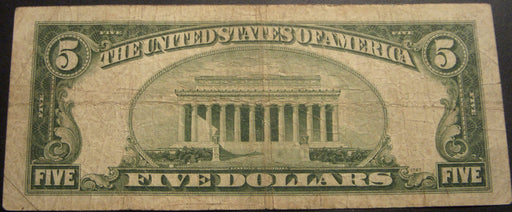 1934D $5 Silver Certificate - FR# 1654