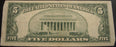 1953B $5 Silver Certificate - FR# 1657
