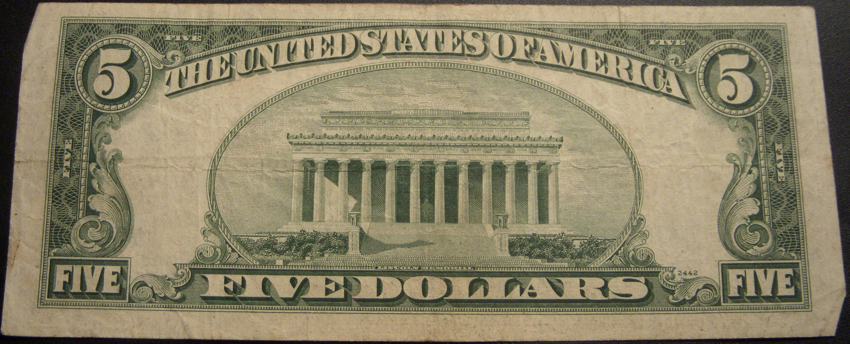 1953B $5 Silver Certificate - FR# 1657