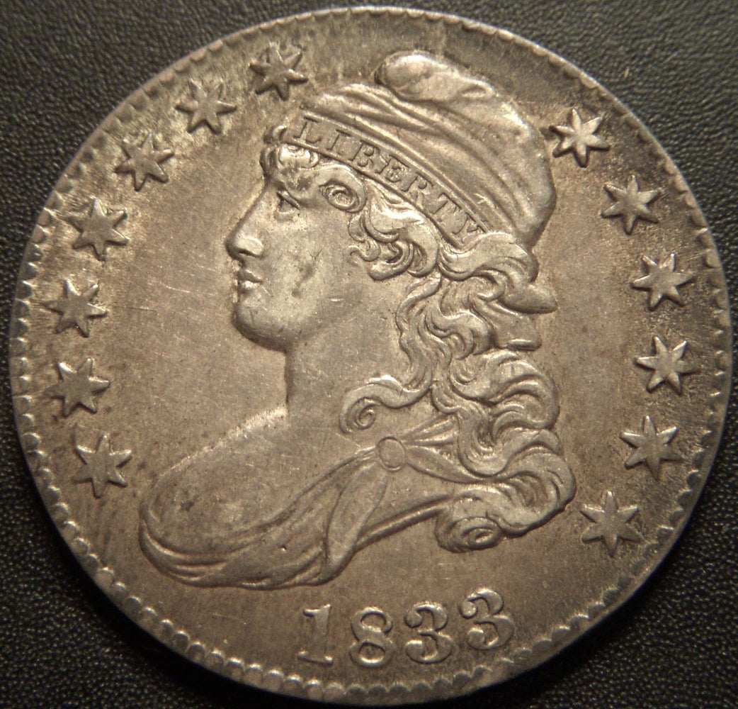 1833 Bust Half Dollar - AU