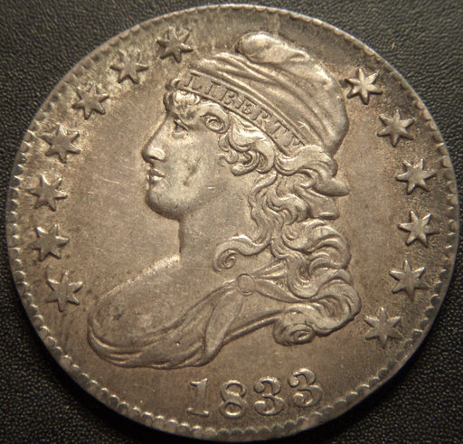 1833 Bust Half Dollar - AU