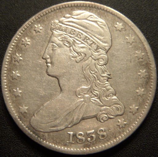 1838 Bust Half Dollar - AU