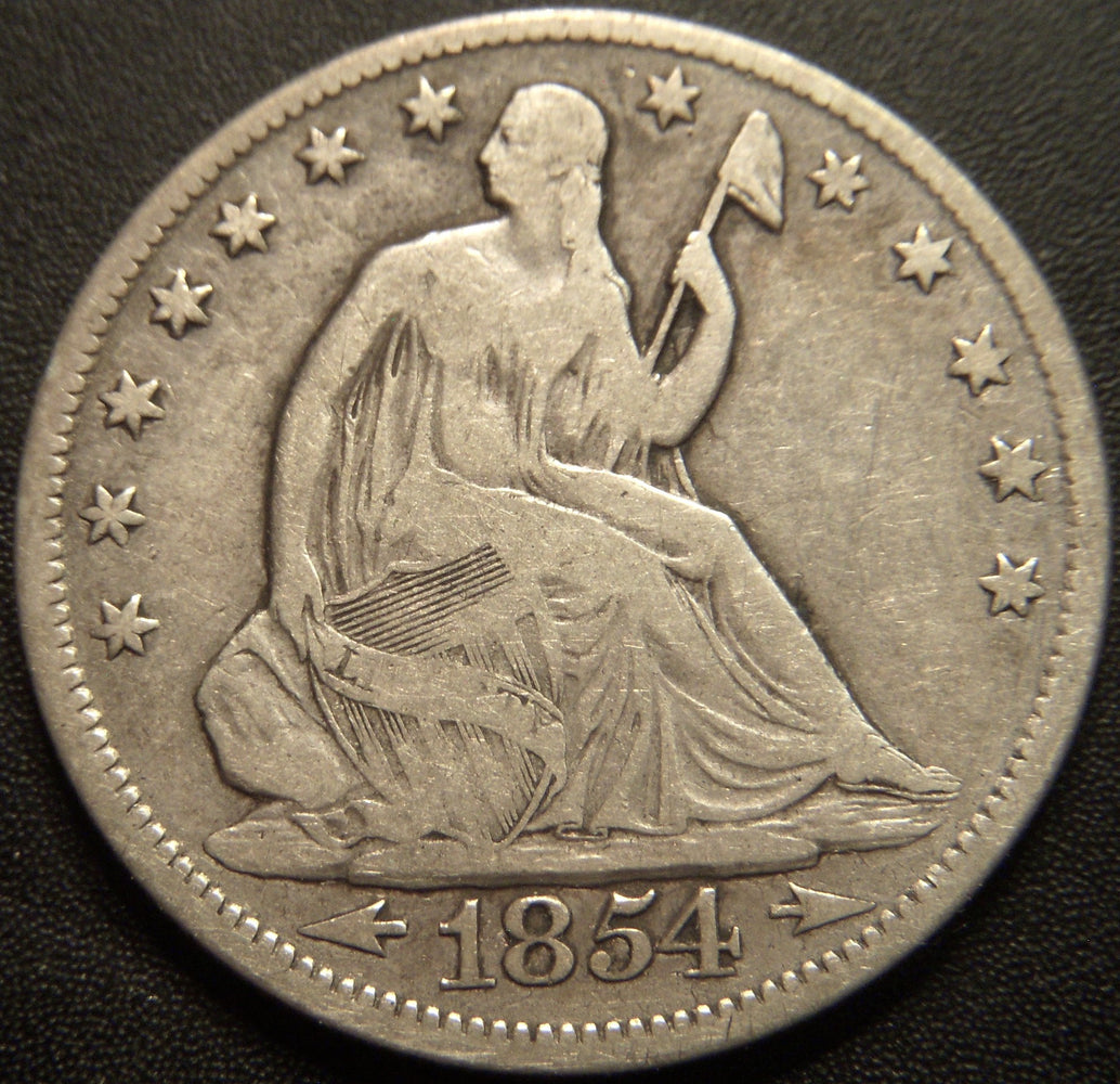 1854-O Seated Half Dollar - Very Good