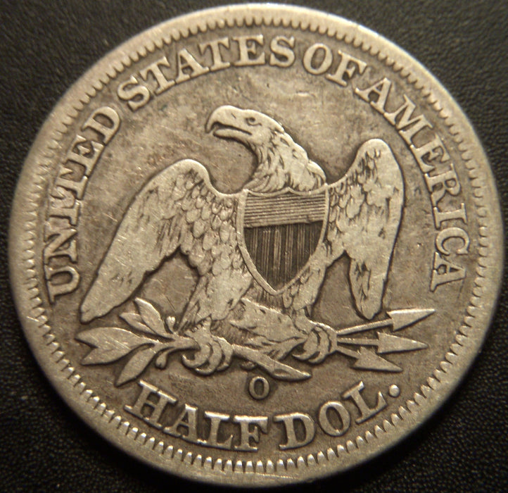 1854-O Seated Half Dollar - Very Good