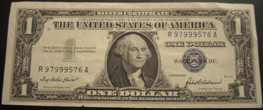 1957 $1 Silver Certificate - FR# 1619