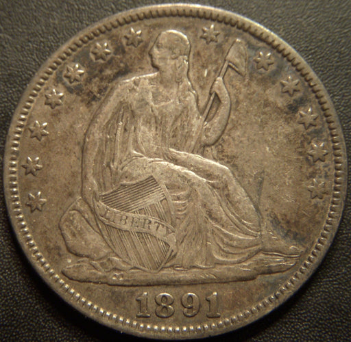 1891 Seated Half Dollar - Very Fine