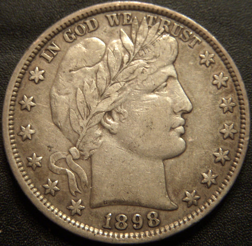 1898 Barber Half Dollar - Very Fine